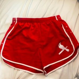 Pink Victoria’s Secret Shorts-STL Cardinal-Red